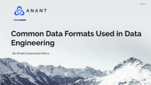 Data Engineer's Lunch #6: Common Data Formats Used in Data Engineering