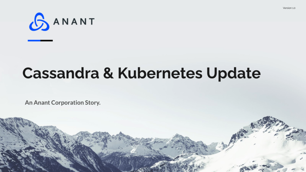 Apache Cassandra #29: Cassandra & Kubernetes Update