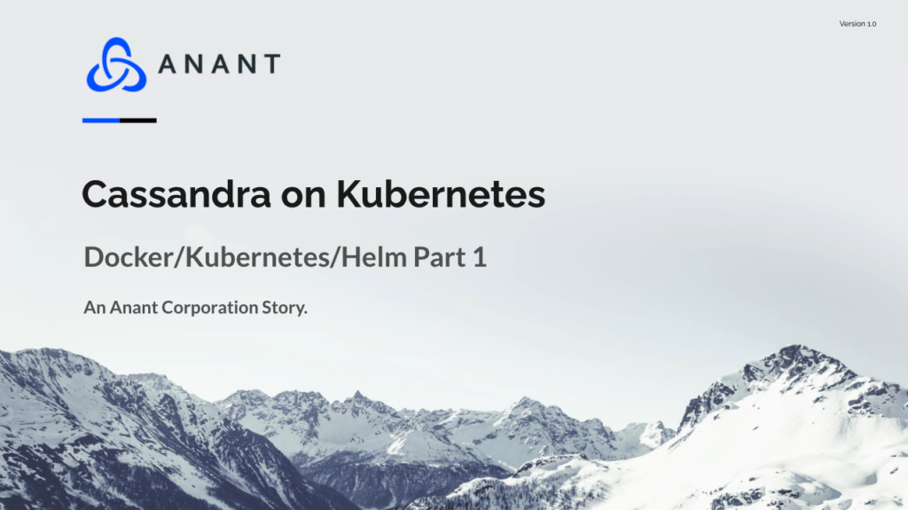 Cassandra on Kubernetes Part 1