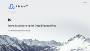 introduction to jq for data engineering