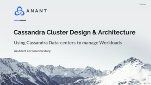 Apache Cassandra Cluster Design and Architecture