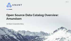Data Catalog Overview: Amundson