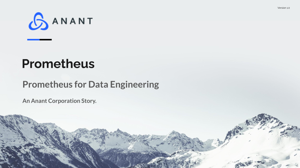 cover slide for prometheus presentation