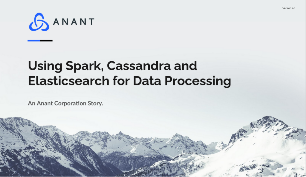 Spark, Cassandra, and Elasticsearch cover slide