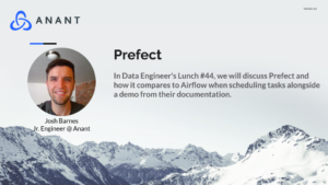 Cover Slide for Prefect for Scheduling Workflows