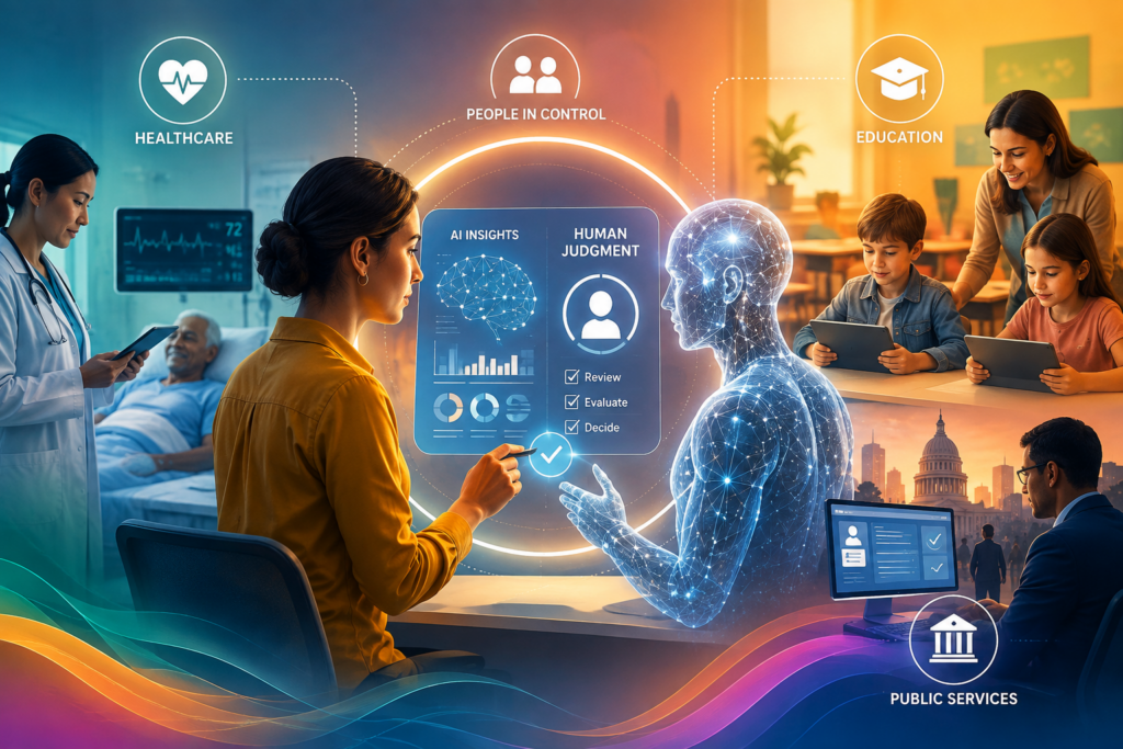 Human-in-the-Loop AI: Why People Still Matter in Healthcare, Education, and Public Services
